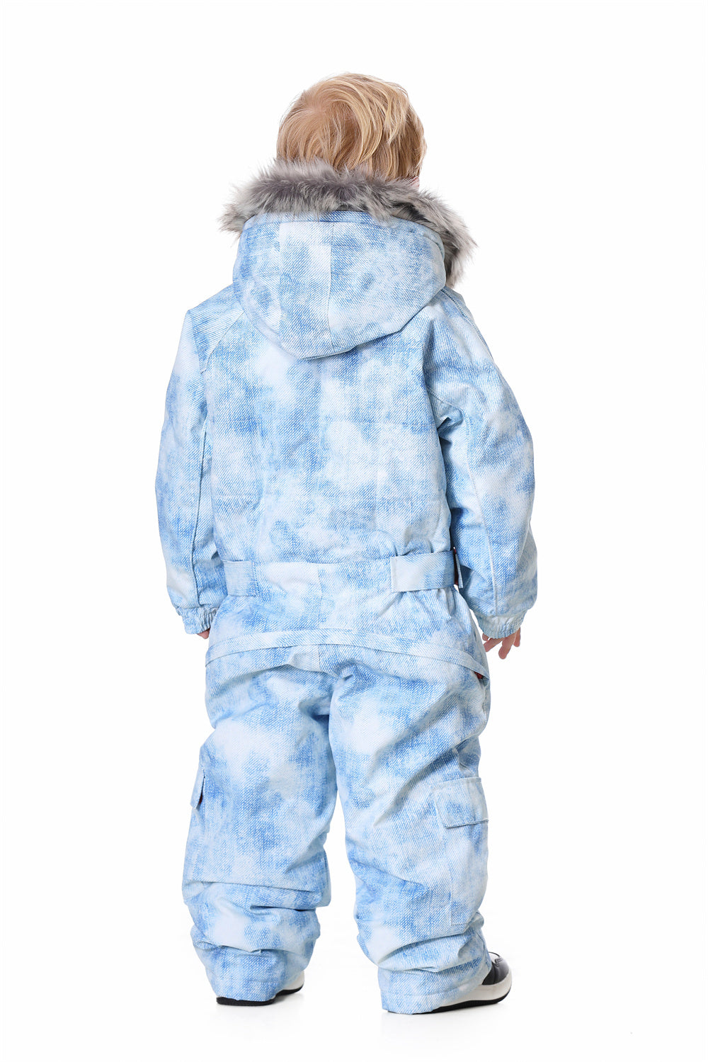 BGX Kids Snow jumpsuit Galaxy Pattern Onepiece Snowsuits