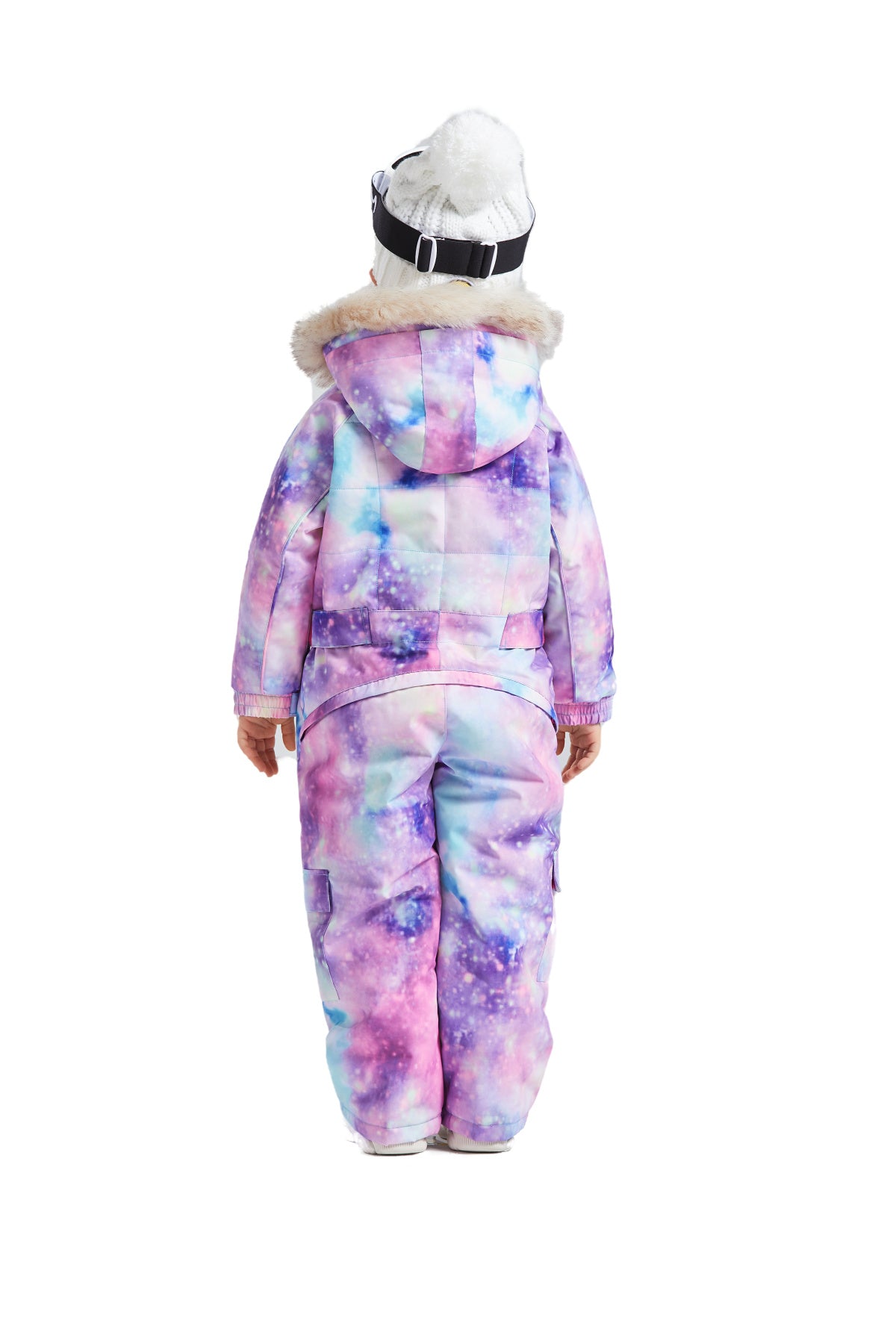 BGX Kids Snow jumpsuit Galaxy Pattern Onepiece Snowsuits