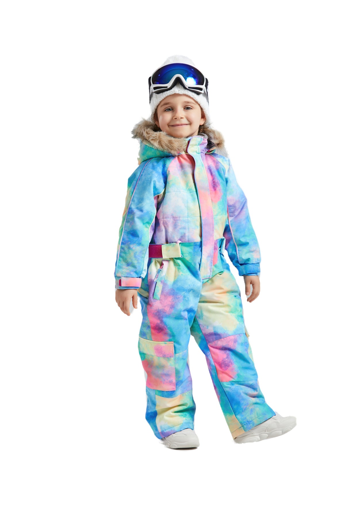 BGX Kids Snow jumpsuit Galaxy Pattern Onepiece Snowsuits