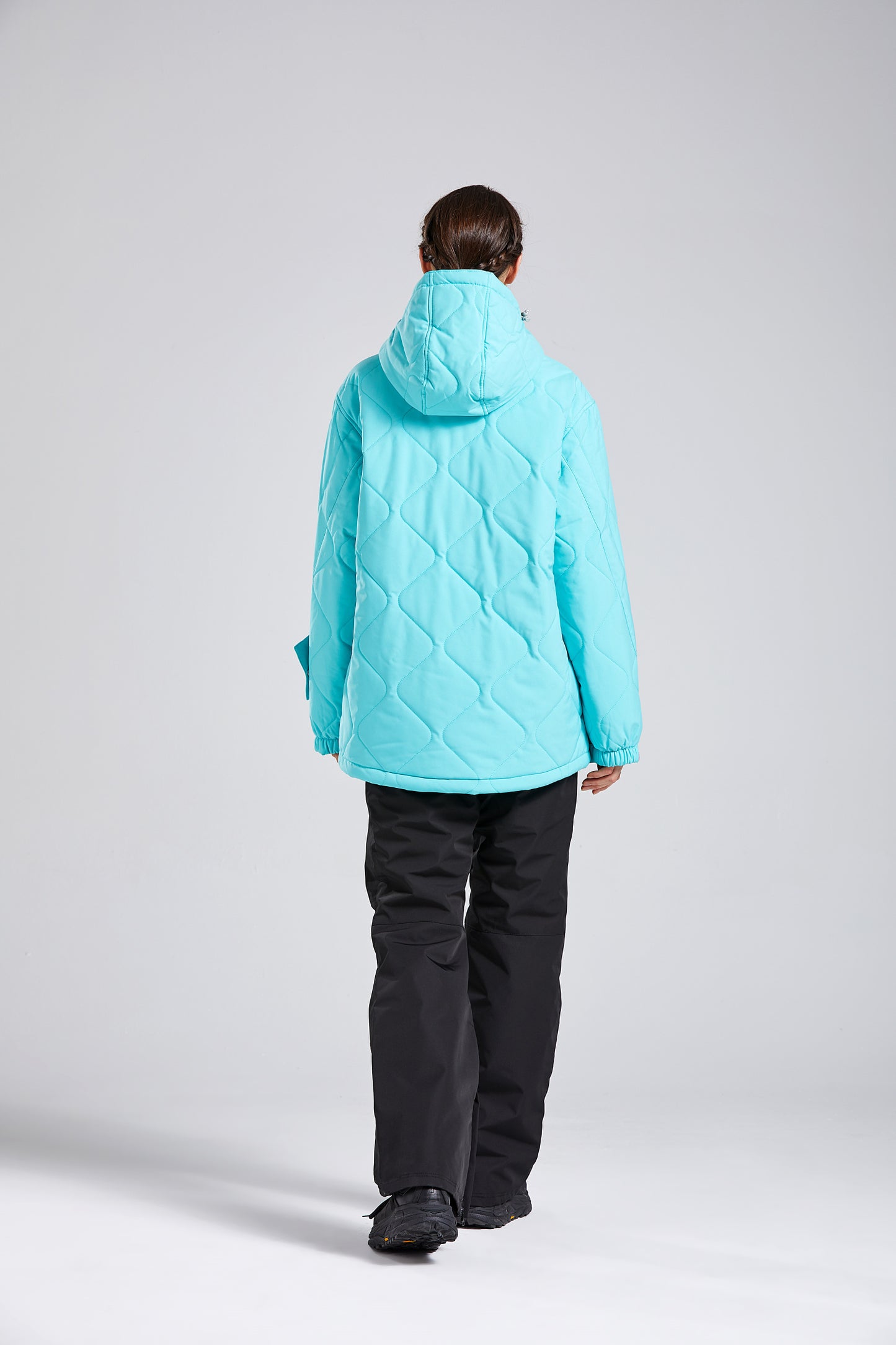 BGX Womens Quilted Snow Jacket wide Baggy fit Loose