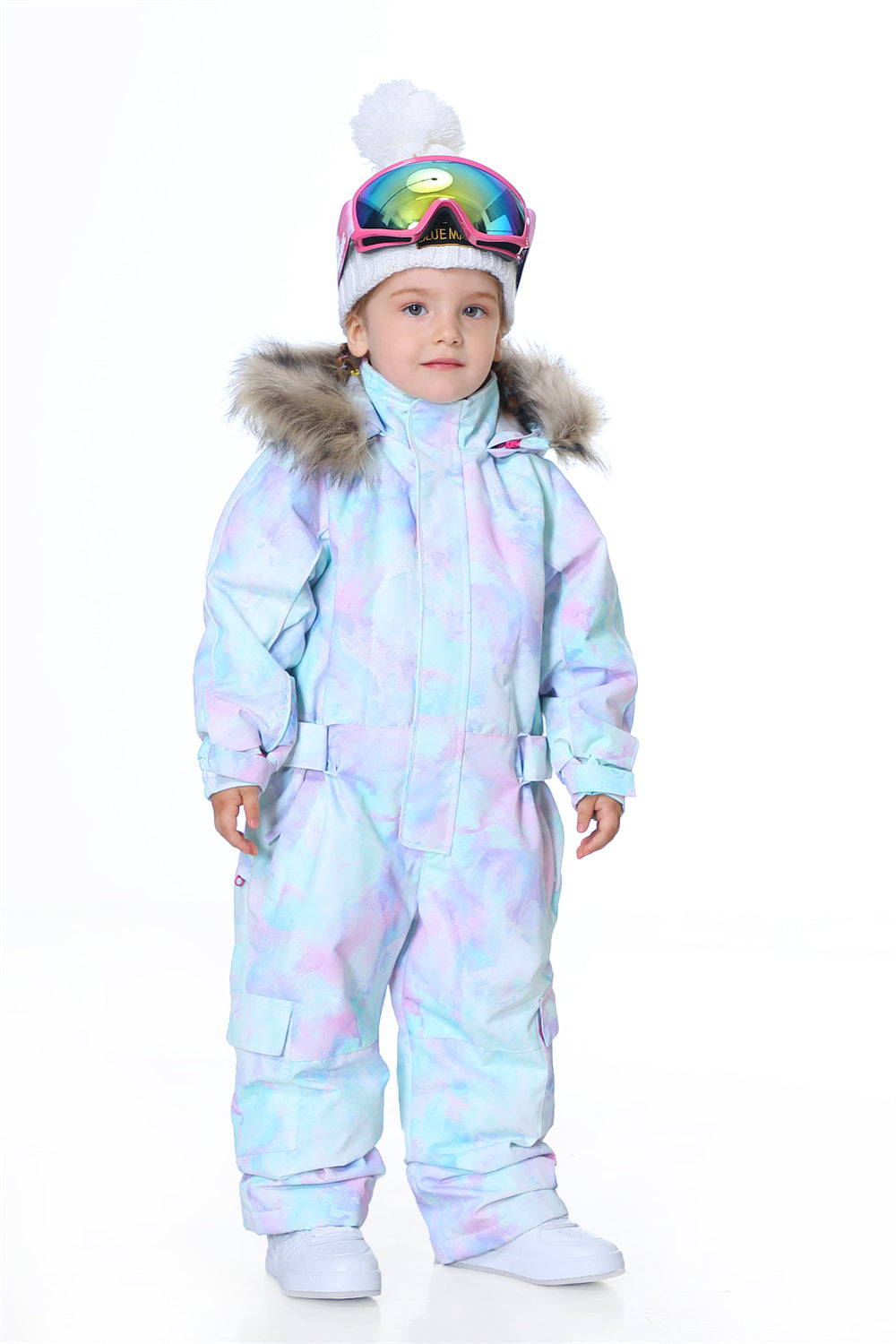 BGX Kids Snow jumpsuit Galaxy Pattern Onepiece Snowsuits
