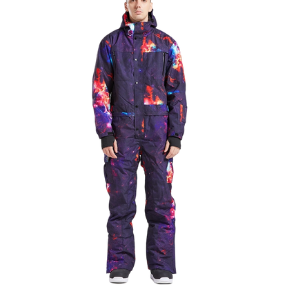 BGX  Men's one-piece Ski Suit  Snowsuits Jumpsuits