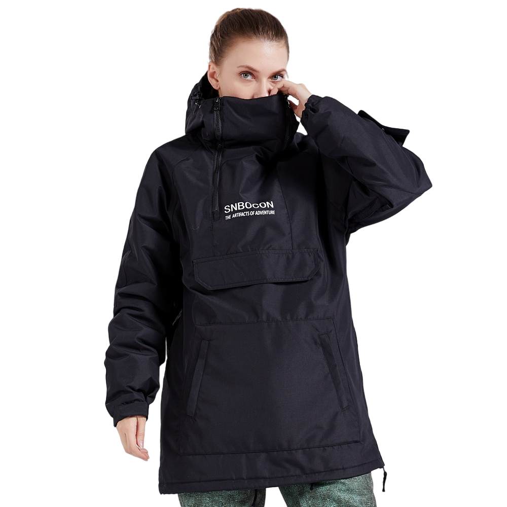 SNBOCON Unisex  Womens  Mens Pullover Snow Jacket