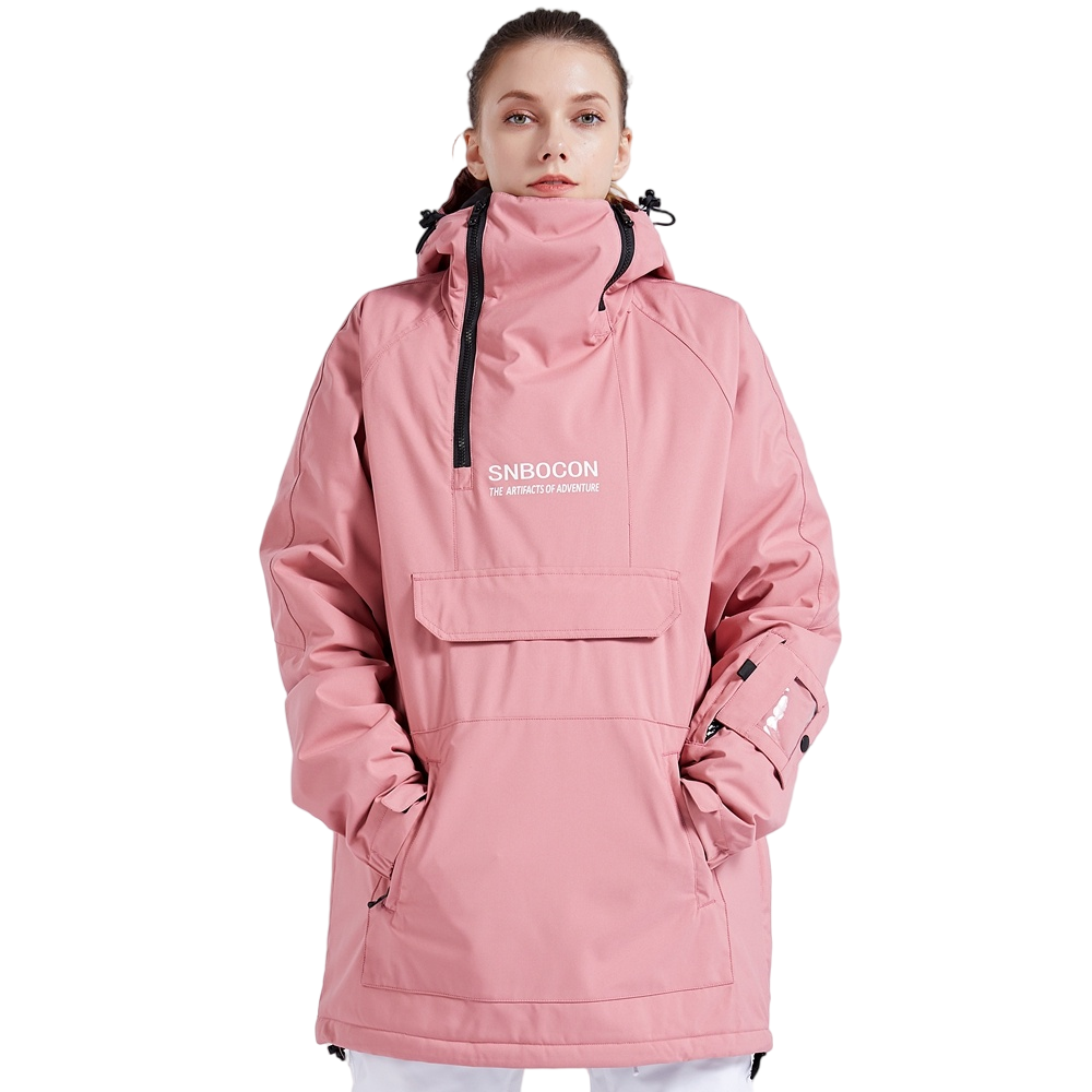 SNBOCON Unisex  Womens  Mens Pullover Snow Jacket