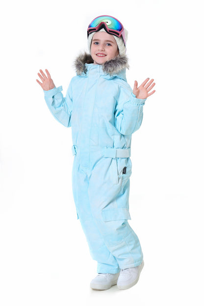 BGX  Kids Snow jumpsuit Galaxy Pattern Onepiece Snowsuits