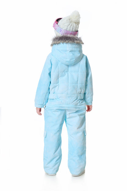 BGX  Kids Snow jumpsuit Galaxy Pattern Onepiece Snowsuits