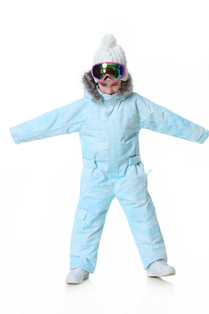 BGX  Kids Snow jumpsuit Galaxy Pattern Onepiece Snowsuits