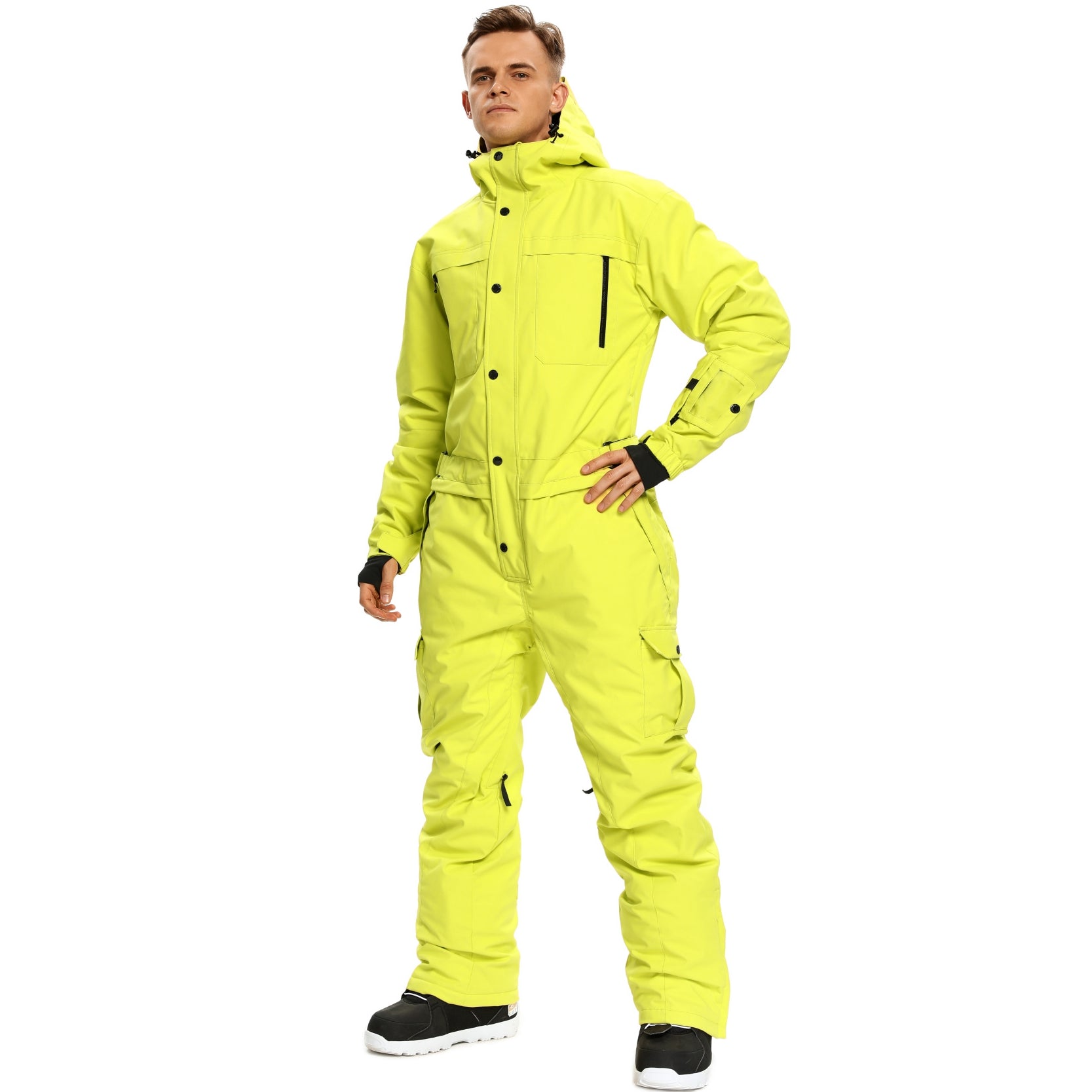 Bluemagic Men's one-piece Ski Suit Snowsuits Jumpsuits