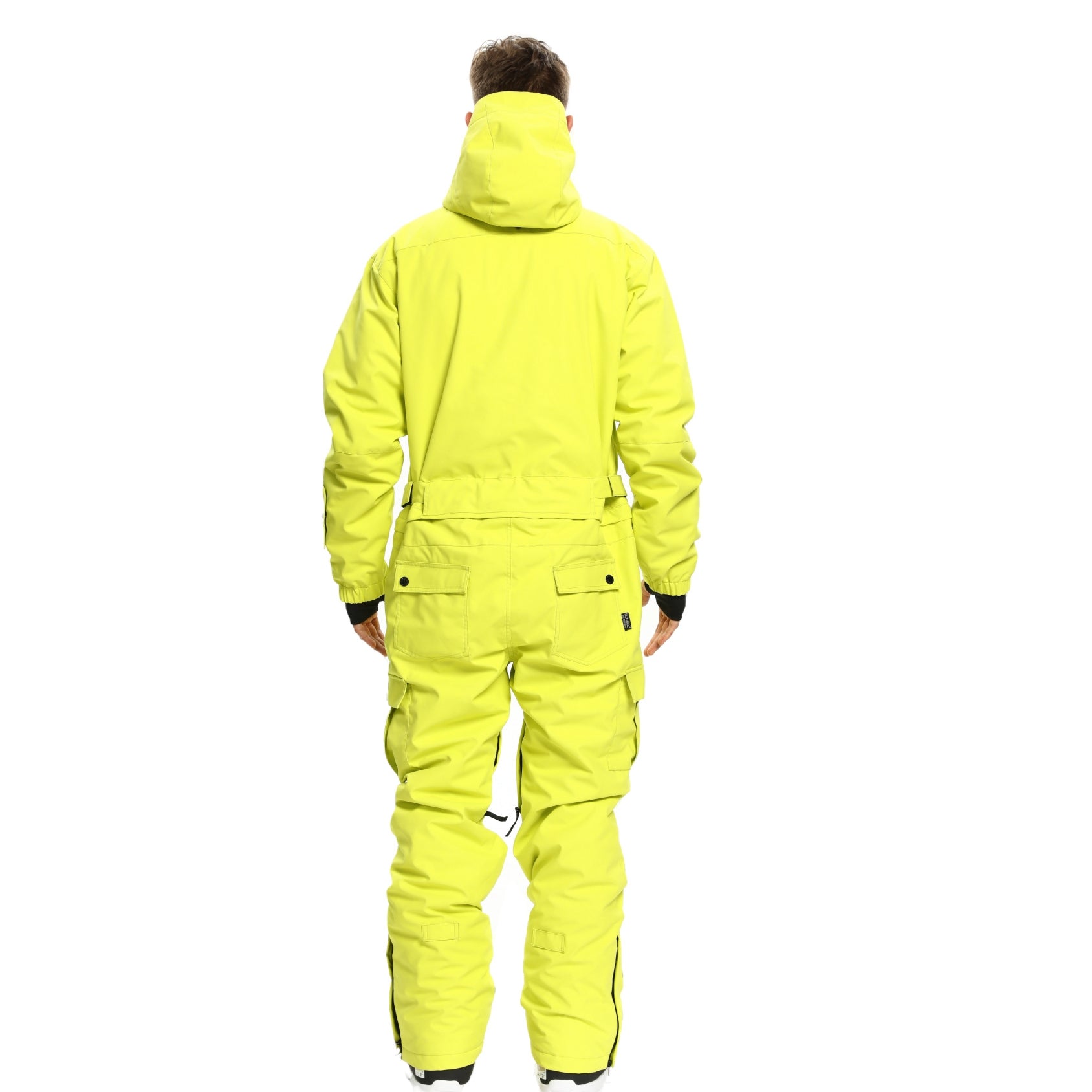 one piece salomon ski suits BGX Men's one-piece Ski Suit Snowsuits Jumpsuits Khaki Green / 3XL(Height 190cm 95kg)