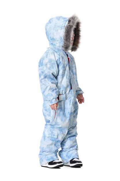 BGX  Kids Snow jumpsuit Galaxy Pattern Onepiece Snowsuits