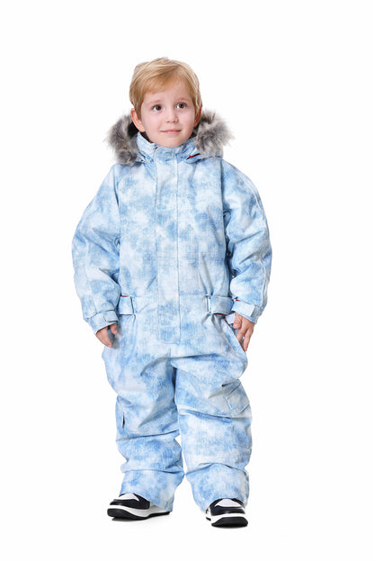 BGX  Kids Snow jumpsuit Galaxy Pattern Onepiece Snowsuits