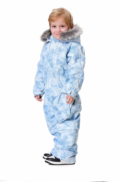 BGX  Kids Snow jumpsuit Galaxy Pattern Onepiece Snowsuits