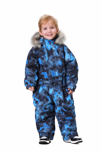 BGX  Kids Snow jumpsuit Galaxy Pattern Onepiece Snowsuits