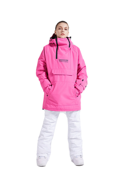 SNBOCON Unisex  Womens  Mens Pullover Snow Jacket