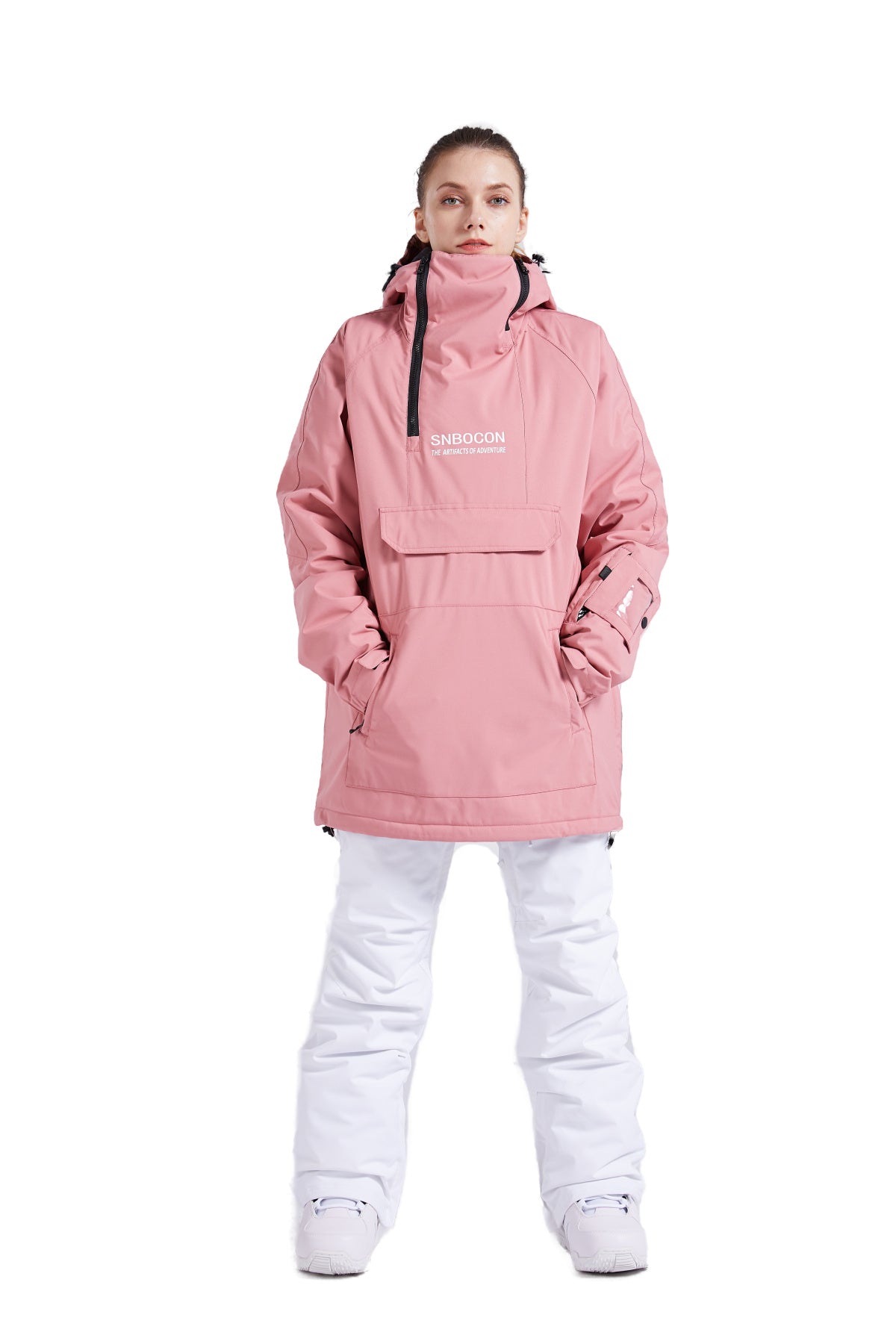 SNBOCON Unisex  Womens  Mens Pullover Snow Jacket