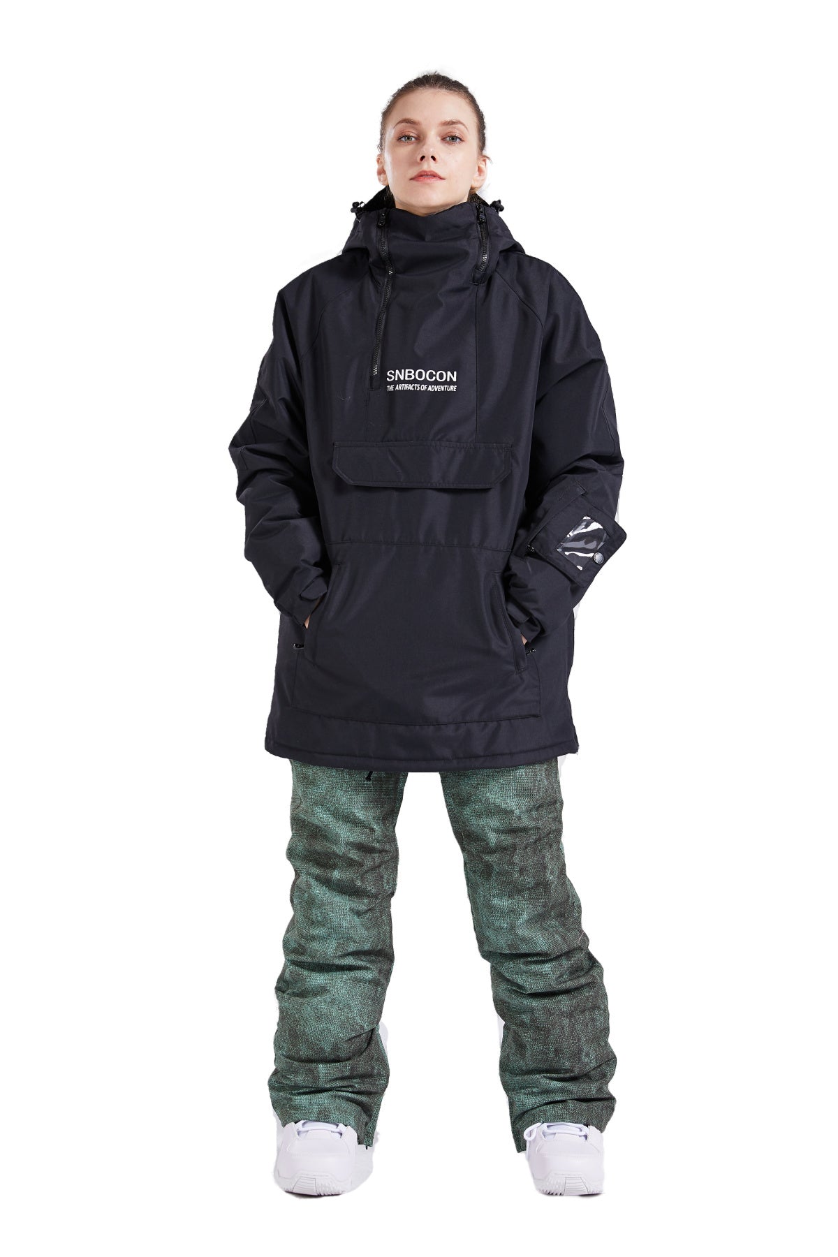 SNBOCON Unisex  Womens  Mens Pullover Snow Jacket