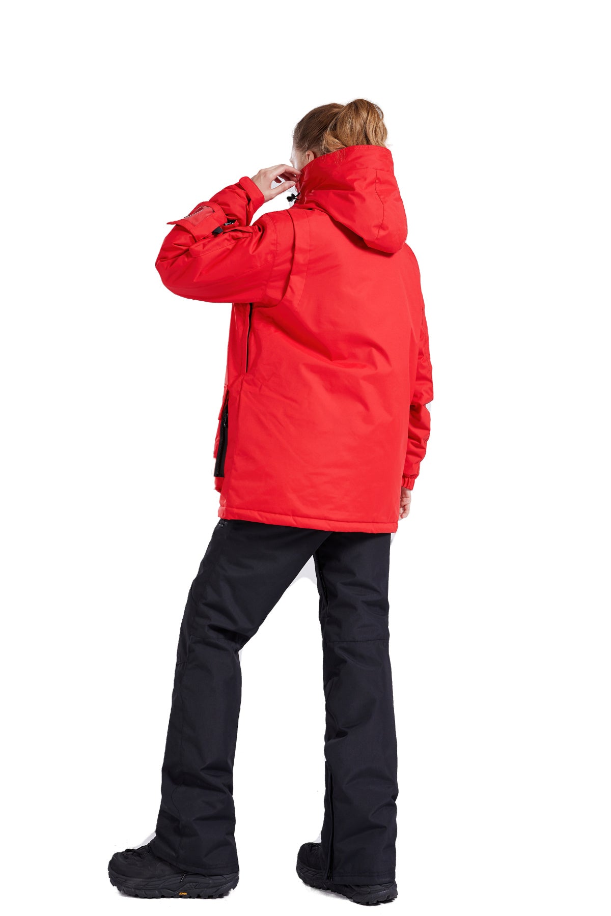 Womens pullover snowboard clearance jacket