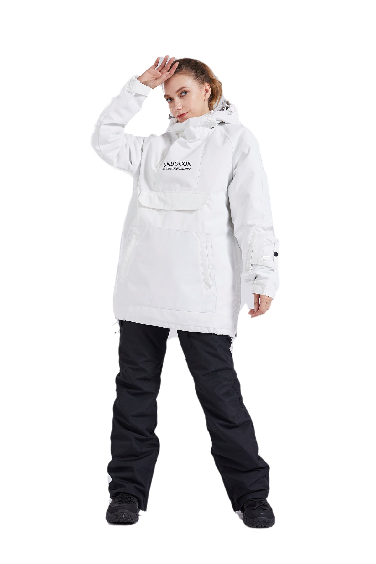 SNBOCON Unisex  Womens  Mens Pullover Snow Jacket
