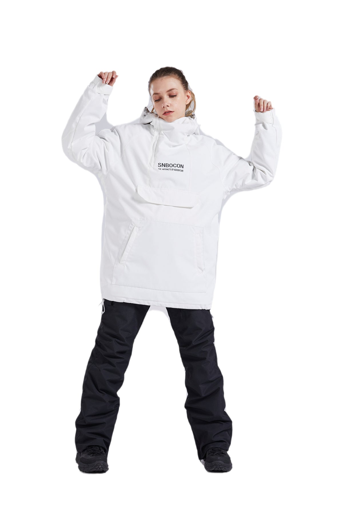 SNBOCON Unisex  Womens  Mens Pullover Snow Jacket