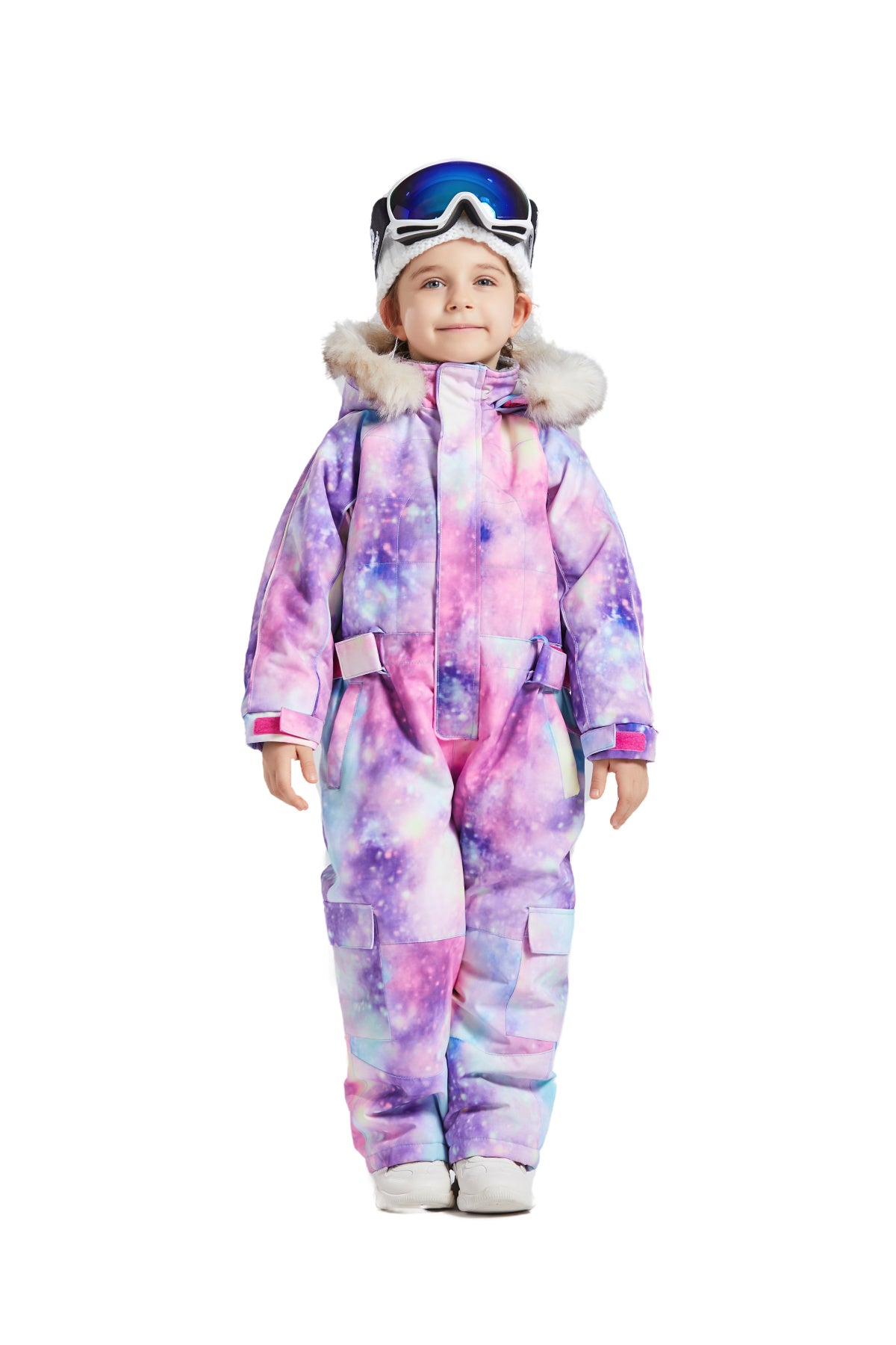 Bluemagic Kids Snow jumpsuit Galaxy Pattern Onepiece Snowsuits