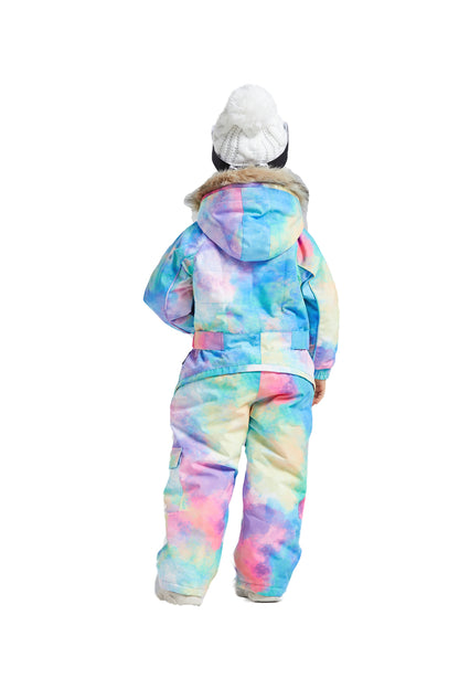 BGX  Kids Snow jumpsuit Galaxy Pattern Onepiece Snowsuits