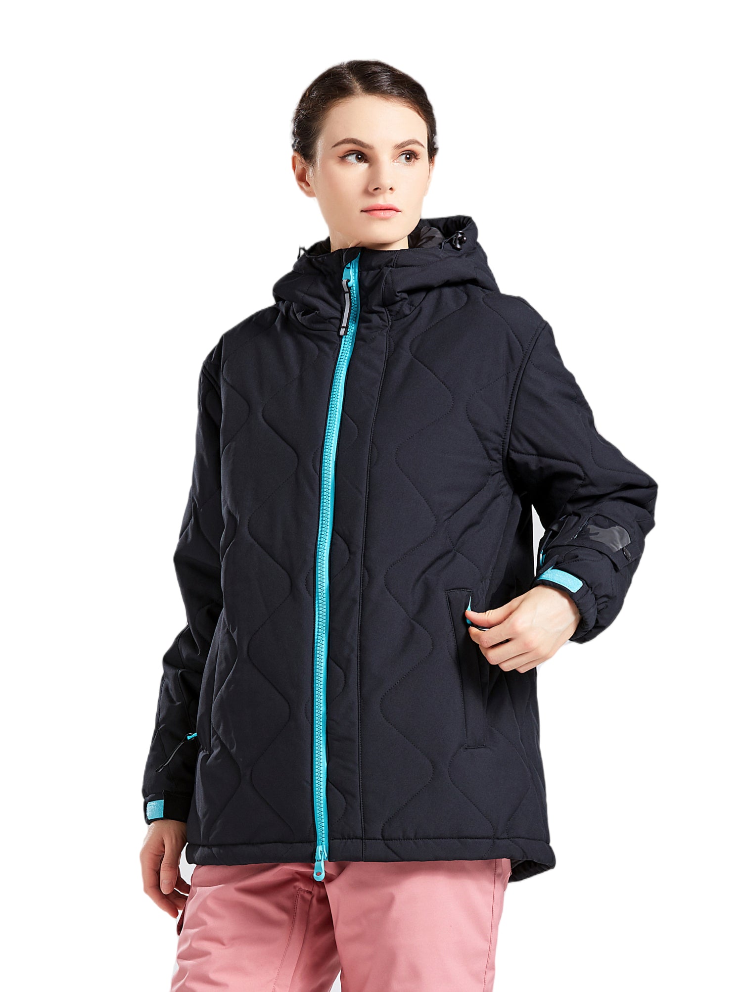 Bluemagic Womens Quilted Snow Jacket wide Baggy fit Loose