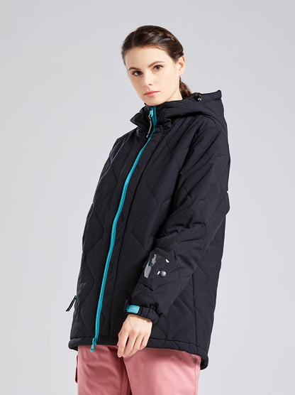 BGX  Womens Quilted Snow Jacket wide Baggy fit Loose