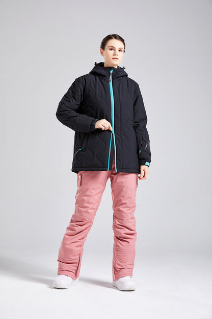BGX  Womens Quilted Snow Jacket wide Baggy fit Loose