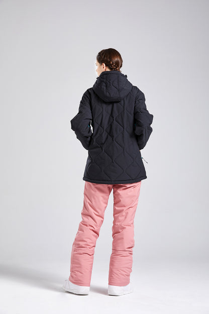 BGX  Womens Quilted Snow Jacket wide Baggy fit Loose