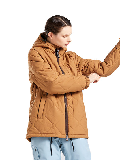 BGX  Womens Quilted Snow Jacket wide Baggy fit Loose