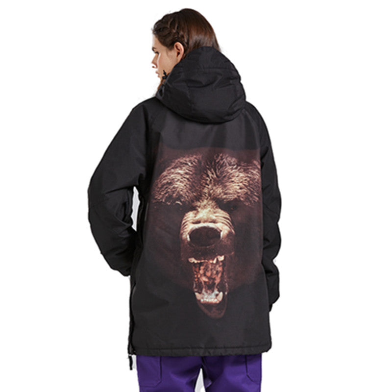 SNBOCON Unisex  Womens  Mens Pullover Snow Jacket