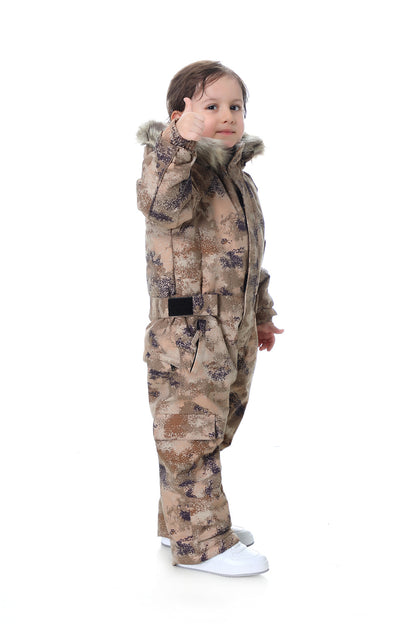 BGX  Kids Snow jumpsuit Galaxy Pattern Onepiece Snowsuits