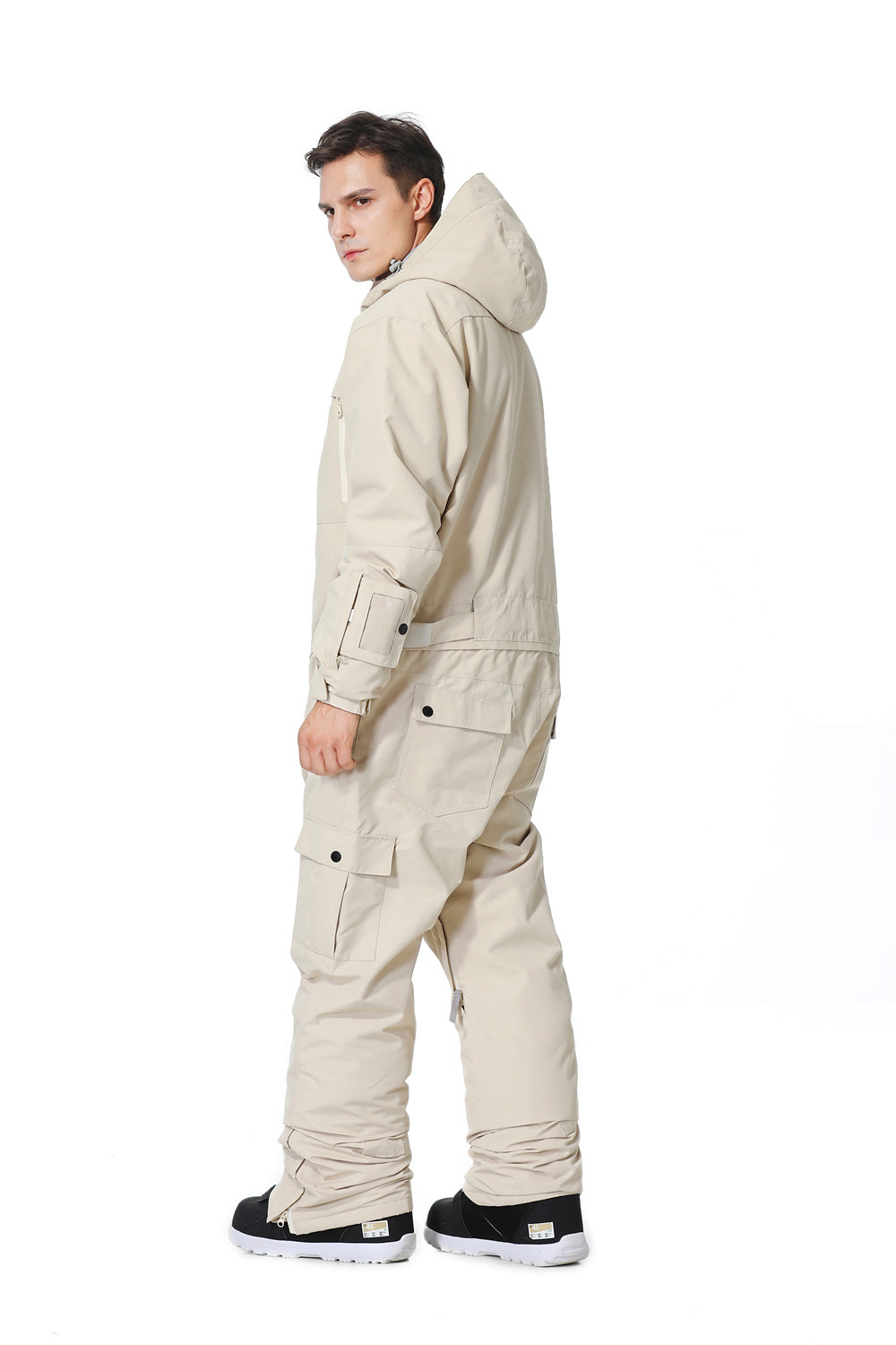 White one outlet piece ski suit