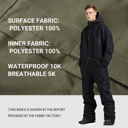 BGX  Men's one-piece Ski Suit  Snowsuits Jumpsuits