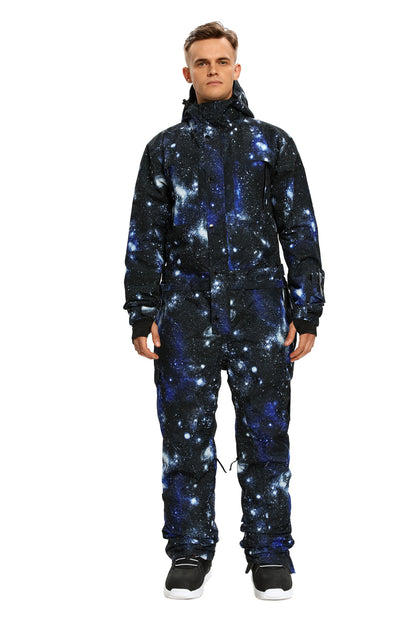 BGX  Men's one-piece Ski Suit  Snowsuits Jumpsuits